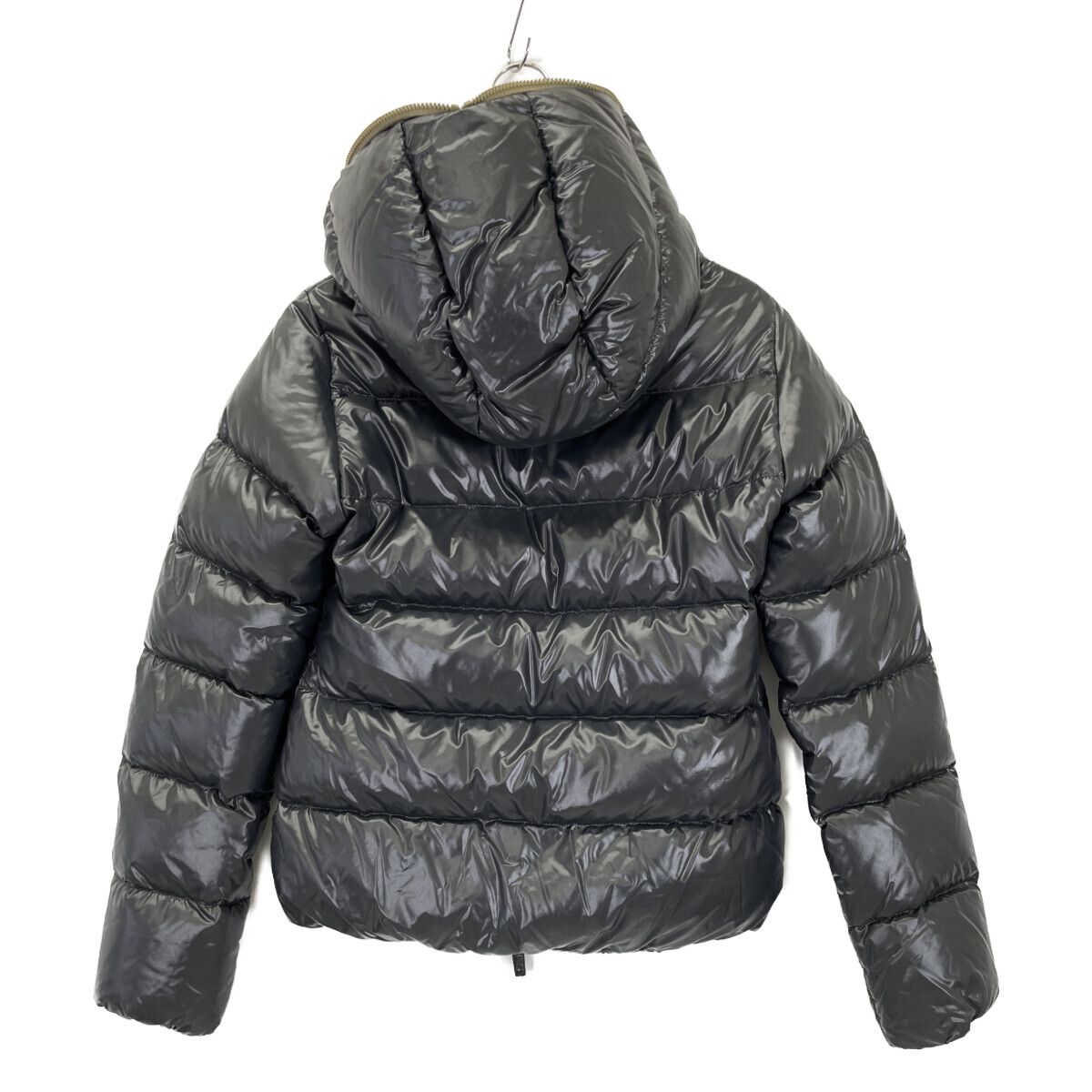 DUVETICA デュベティカ ﾌﾞﾗｯｸ Thia ﾌﾙｼﾞｯﾌﾟﾌｰﾃﾞｯﾄﾞﾀﾞｳﾝｼﾞｬｹｯﾄ 40