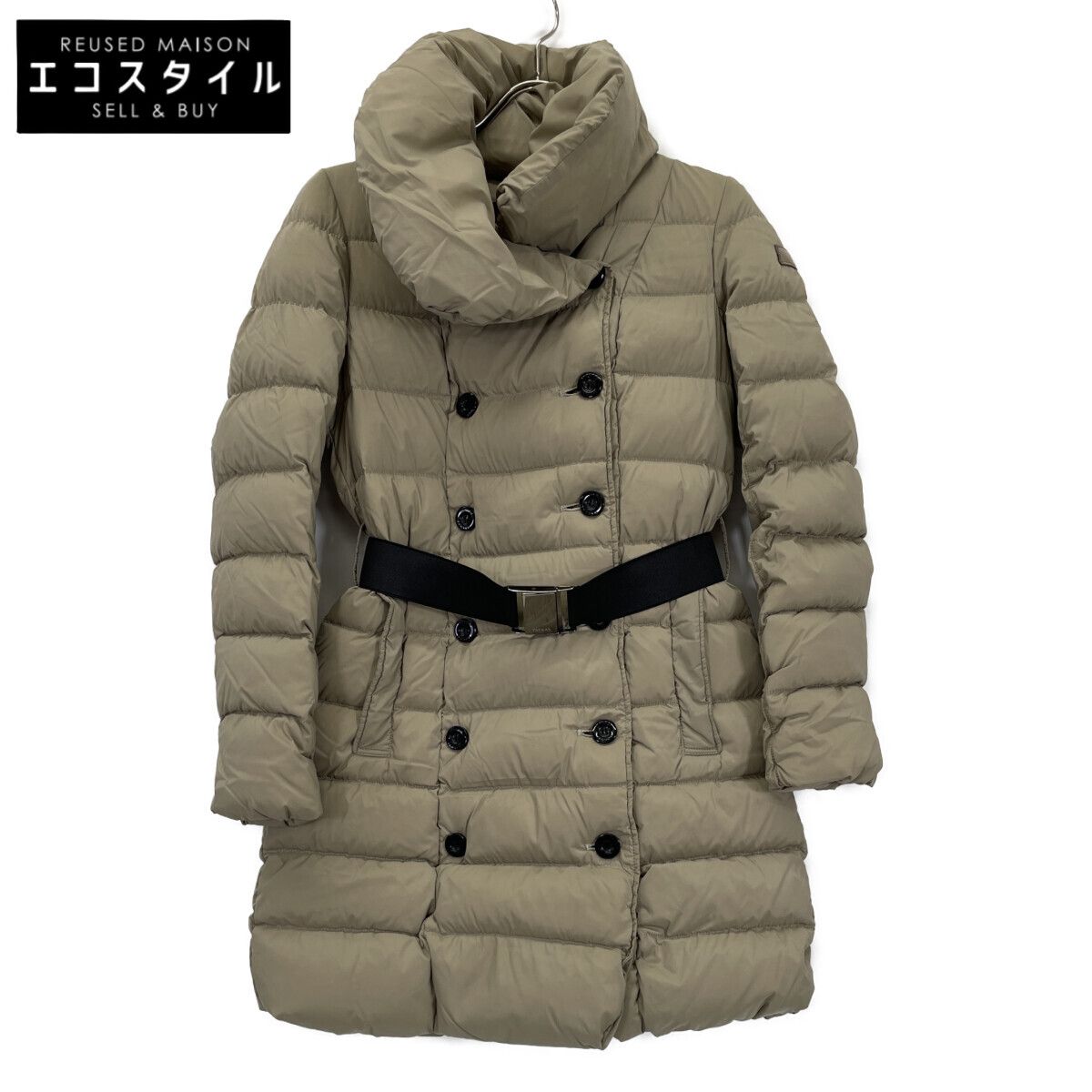 TATRAS タトラス LTA16A4487 ﾍﾞｰｼﾞｭ AGOGNA ﾍﾞﾙﾄ付きﾀﾞｳﾝｺｰﾄ 1 - メルカリ