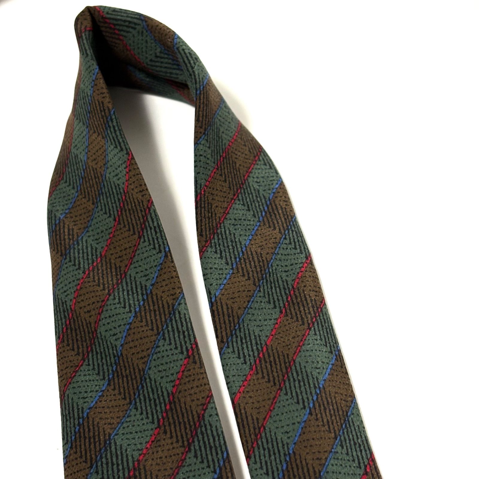 クリスチャンディオール ブランド ネクタイ ストライプ シルク