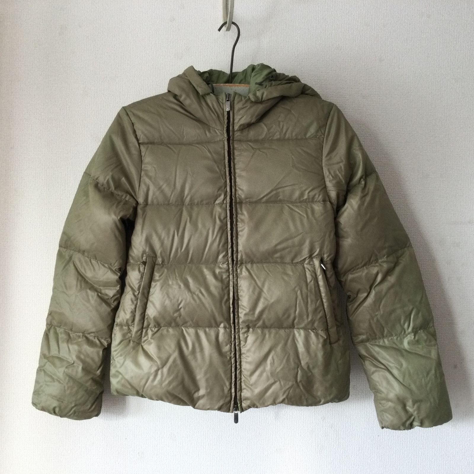 ⭐︎お値下げ！DUVETICA カーキ　ダウンコート　48 DUVETICA（デュベティカ） ダウンコート ダウンジャケット DUVETICA