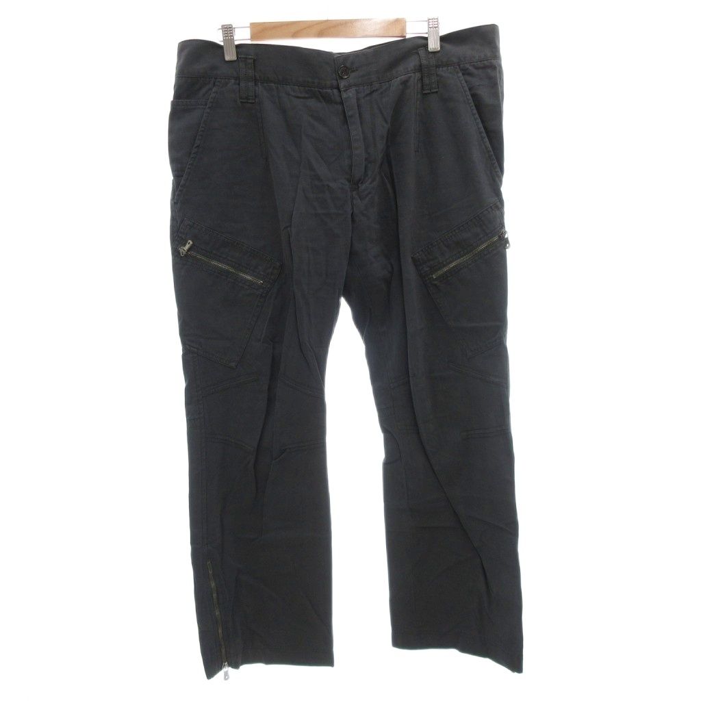 ドルチェ＆ガッバーナ　ミリタリーパンツ ドルチェ&ガッバーナ ドルガバ DOLCE&GABBANA ジップカーゴパンツ 54