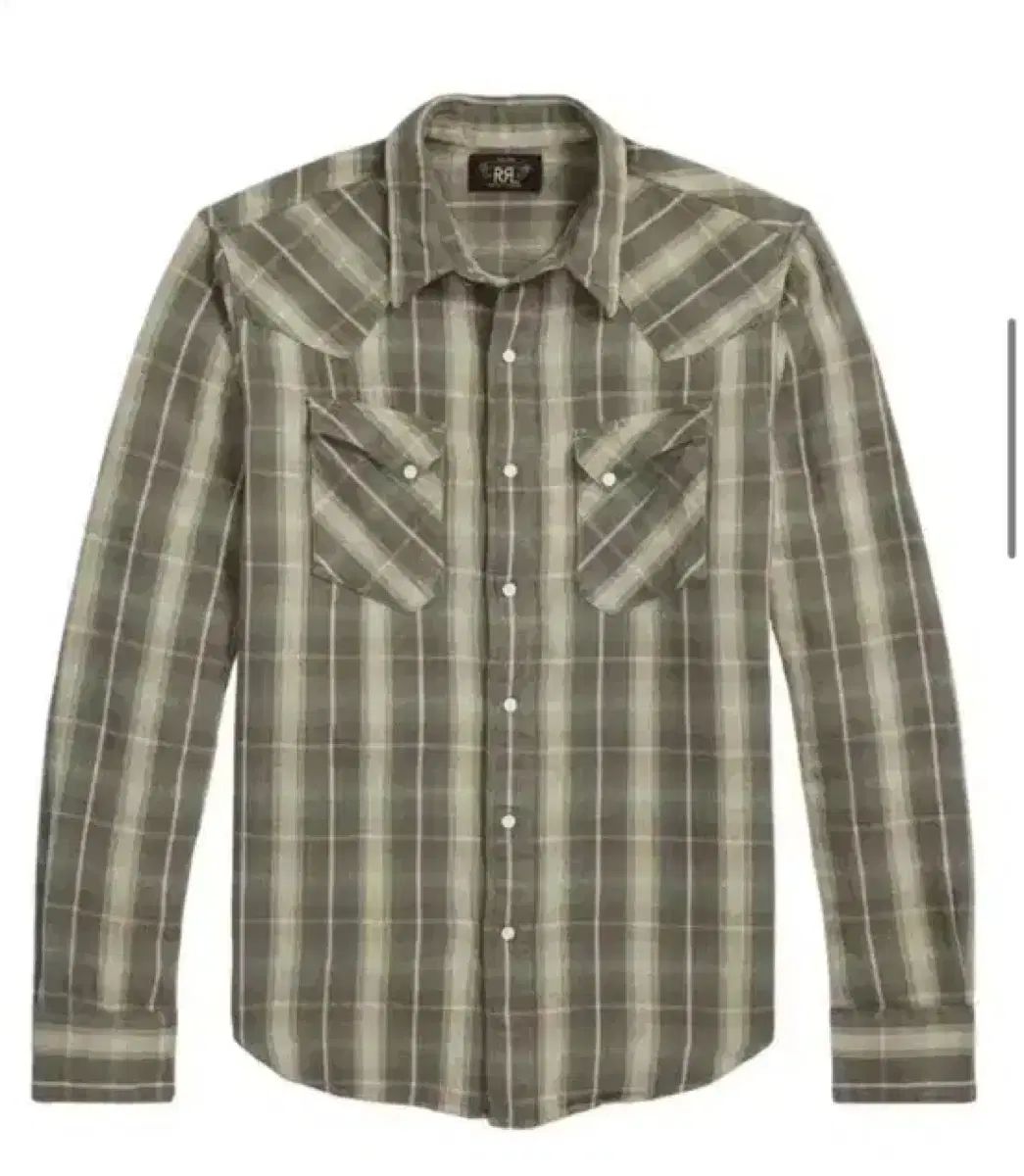 RRL（ダブルアールエル）　チェック柄ウェスタンシャツ 希少☆ RRL(ダブルアールエル) チェック柄 ウエスタンシャツ (RRL