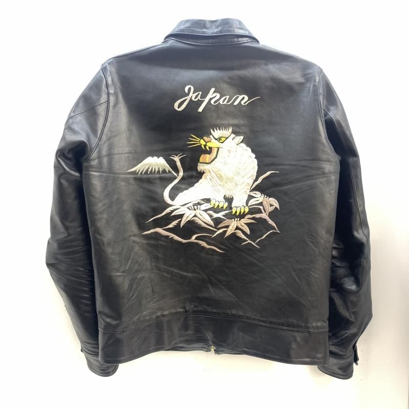 中古】FINE CREEK LEATHERS ノーフォーク ホースハイドスカジャン M
