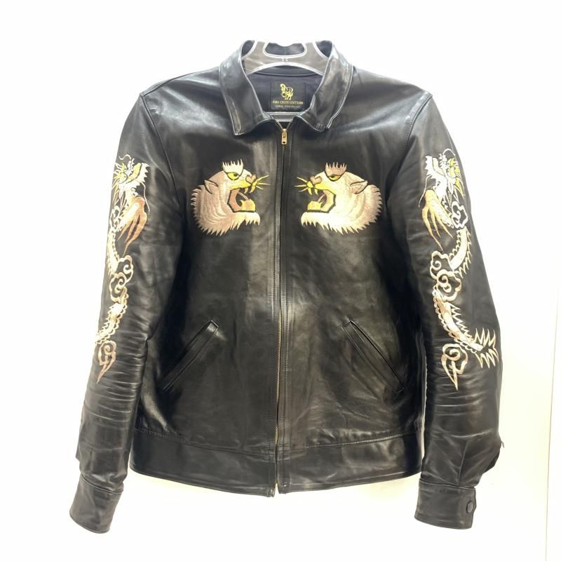中古】FINE CREEK LEATHERS ノーフォーク ホースハイドスカジャン M