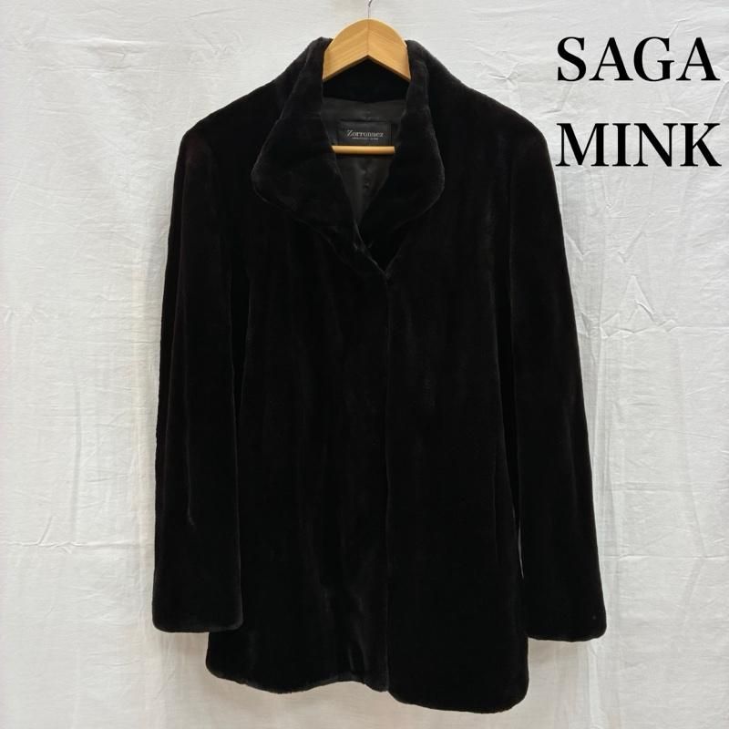 【サガミンク　ロイヤル　金サガ　柄　シェアードミンク　美品　レディース　古着】 サガミンク ロイヤル 金サガ 柄 シェアードミンク 美品 レディース
