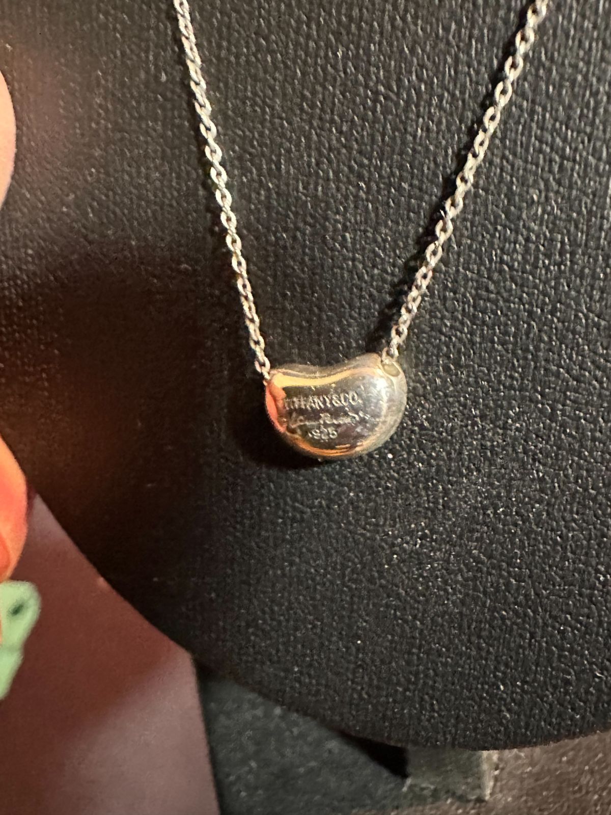 TIFFANY&Co ビーンズネックレス SV925 シルバー ペンダント 小豆