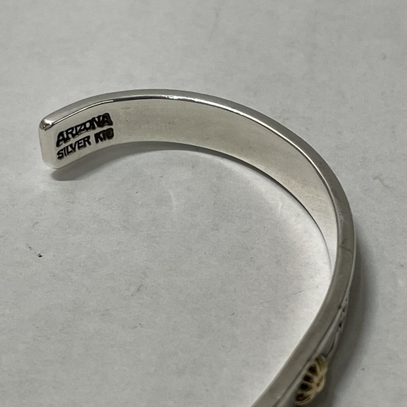 アリゾナフリーダム シルバー×K18 バングル 01w-6104 ARIZONA FREEDOM アリゾナフリーダム 太陽神バングル