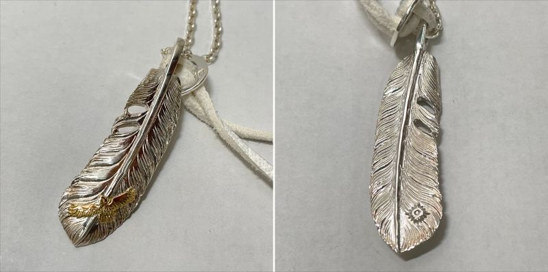 Arizona Freedom 2連フェザー ネックレス メディスンホイール Arizona