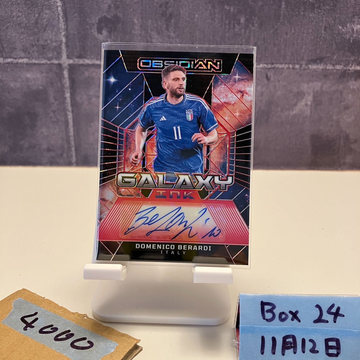 Panini Obsidian ドイツ代表 ティモ・ヴェルナー 直筆サインカード Panini Obsidian ドイツ代表 ティモ・ヴェルナー 直筆サインカード