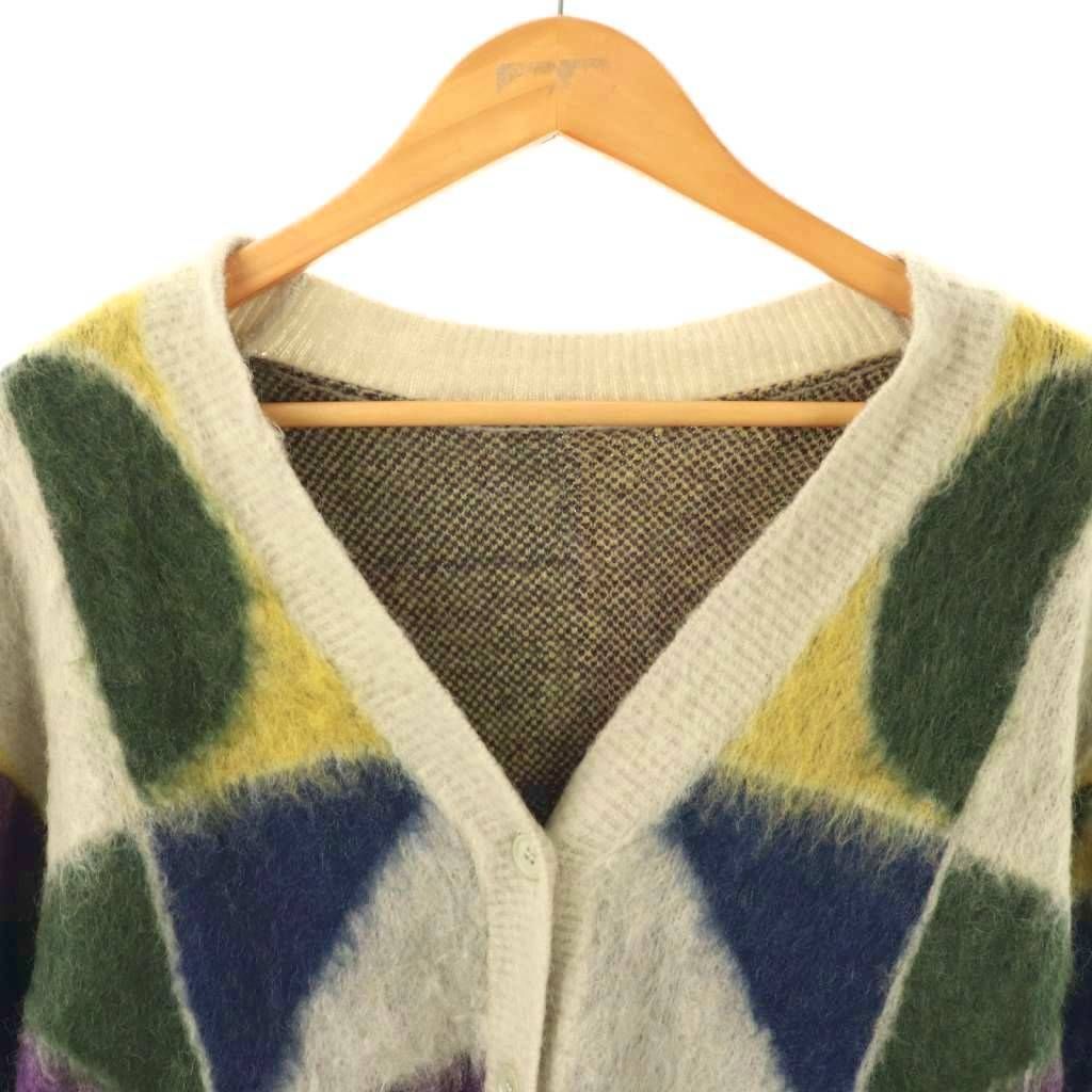アメリヴィンテージ Ameri VINTAGE COLOR BLOCK OVER KNIT CARDIGAN