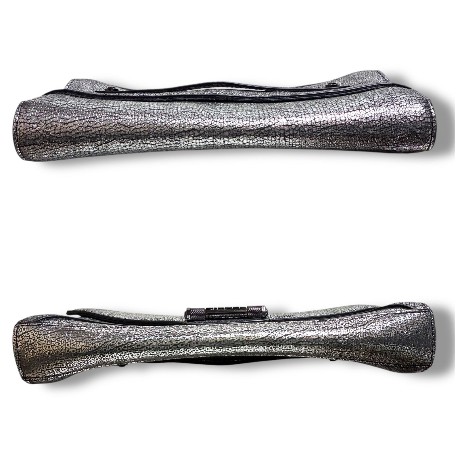 DIESEL シルバー DIESEL ディーゼル シルバー クラッチバッグ