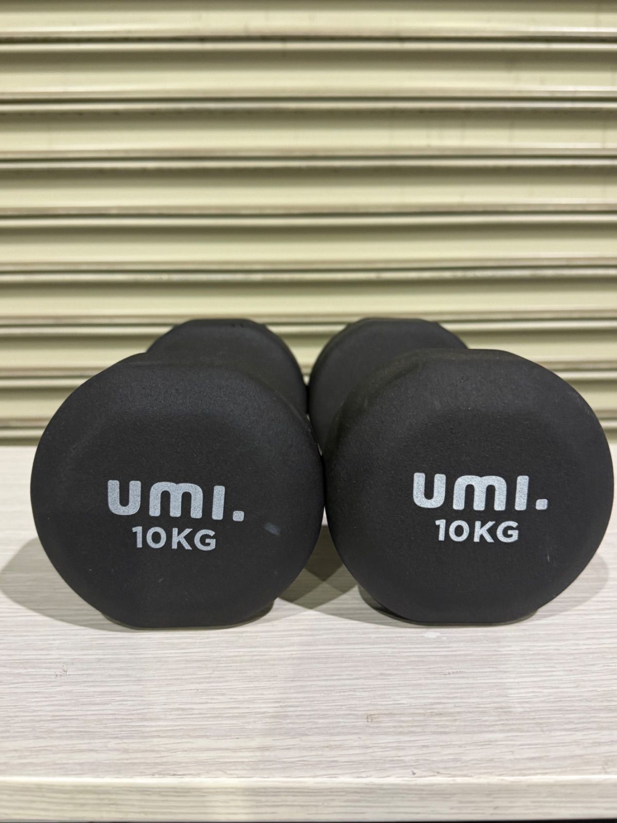 SGM】UMI 10KG ダンベル ブラック 2つセット - メルカリ