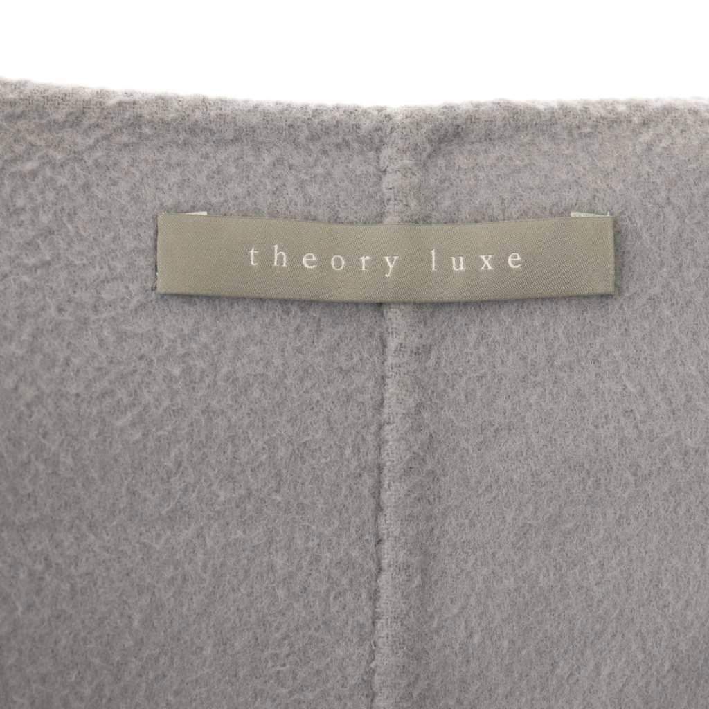 セオリーリュクス カシミヤ ダブルフェイス コート MOTION MARIO 美品◎セオリーリュクス MOTION MARIO ダブルフェイス コート 38