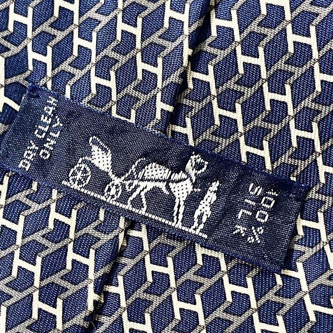 エルメス HERMES メンズ ネクタイ H柄 ビジネス 通勤 - メルカリ