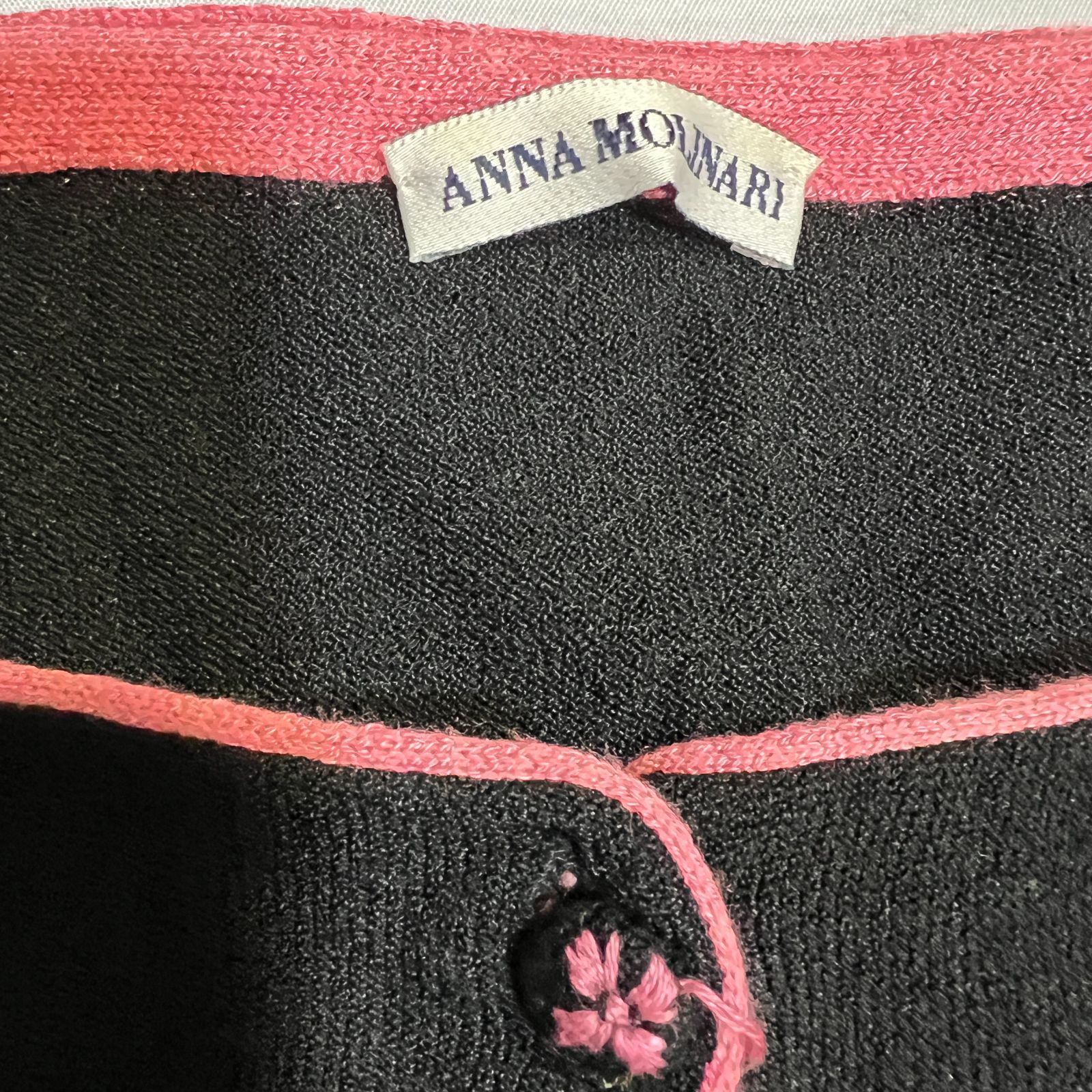 ANNA MOLINARI アンナ モリナーリ ニット カーディガン ブラック
