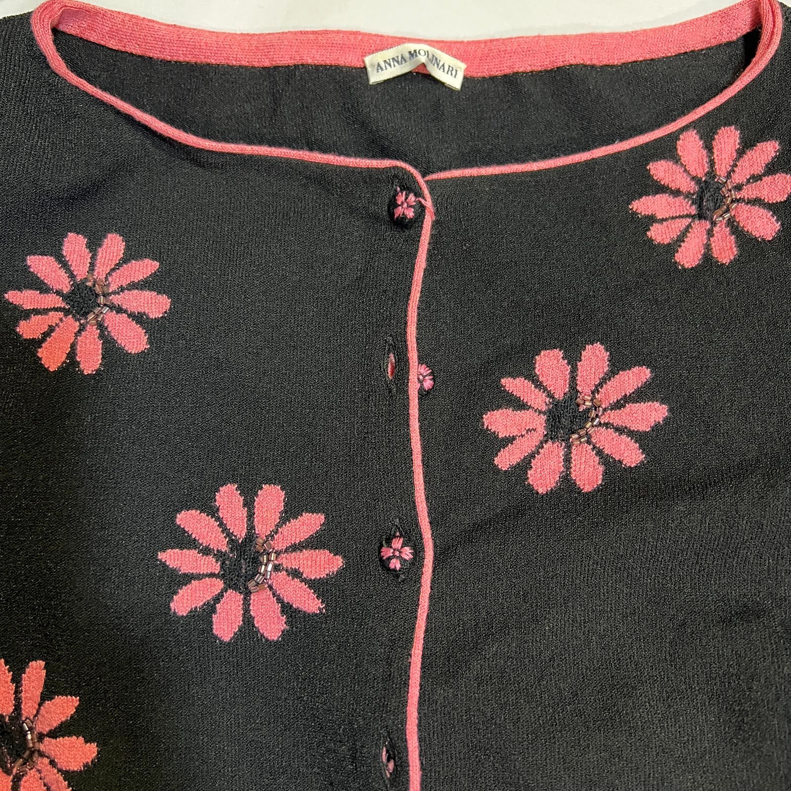 ANNA MOLINARI アンナ モリナーリ ニット カーディガン ブラック