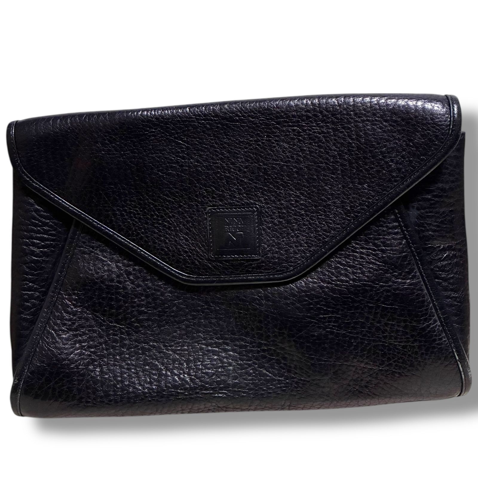 kyanaNINA RICCI ニナリッチ クラッチバッグ セカンドバッグ NINA RICCI ニナリッチ クラッチバッグ 黒 レザー ゴールド金具