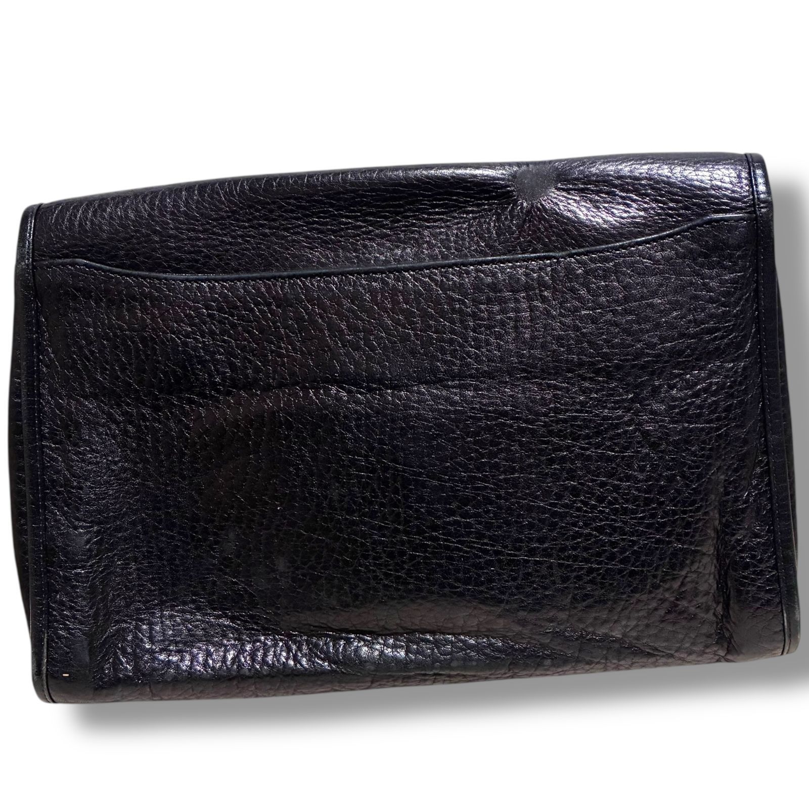 NINA RICCI ニナリッチ クラッチバッグ 黒 レザー ゴールド金具