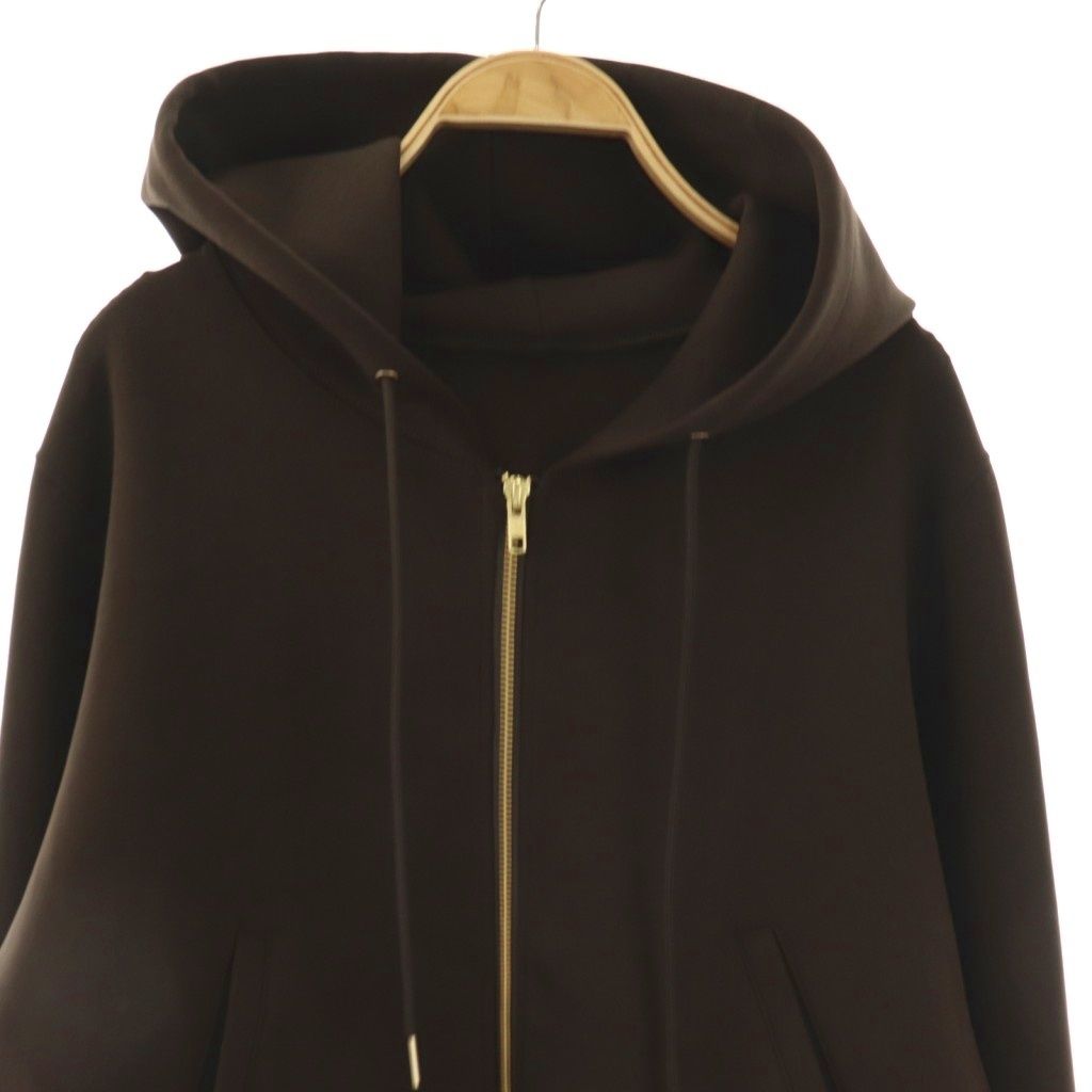 スピック&スパン Spick&Span 25AW ストレッチジップフードパーカー