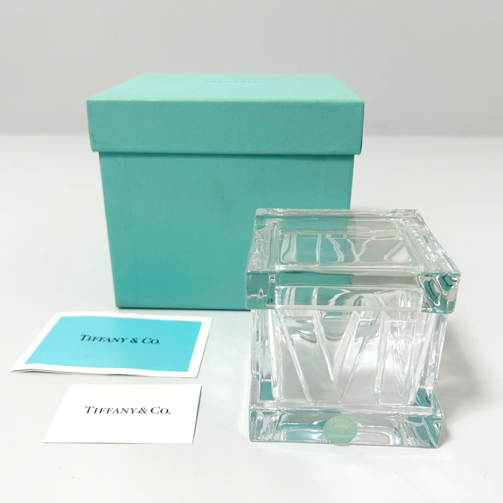 希少 TIFFANY & CO ティファニー アトラス クリスタルボックス 小物
