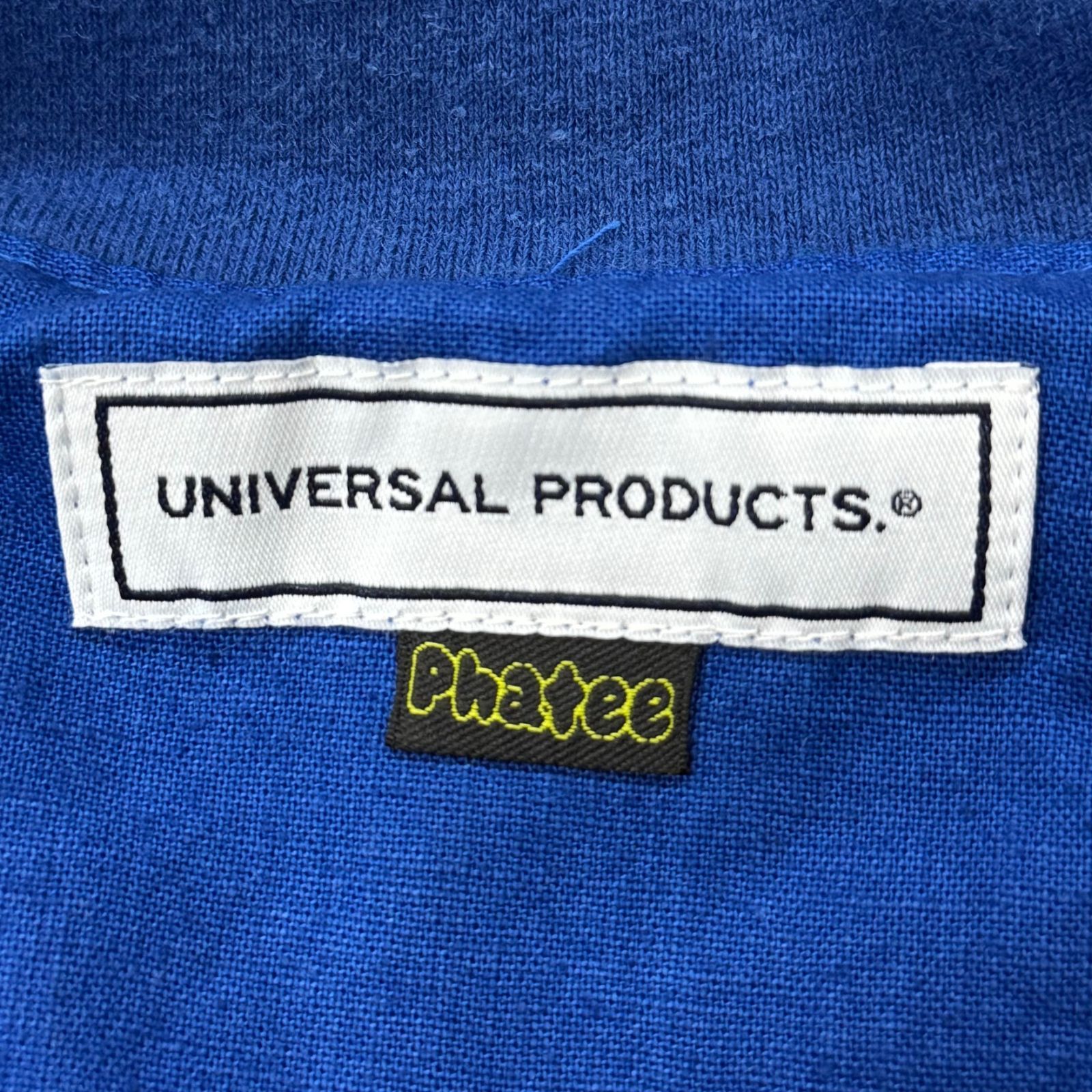 参考上代30800円 未使用 UNIVERSAL PRODUCTS 24SS Phatee Hemp Sweat Cardigan ファティーヘンプスウェットカーディガン ユニバーサルプロダクツ 241-60406 ブルー 2 （84188A5） 参考上代30800円 未使用 UNIVERSAL PRODUCTS 24SS Phatee Hemp Sweat
