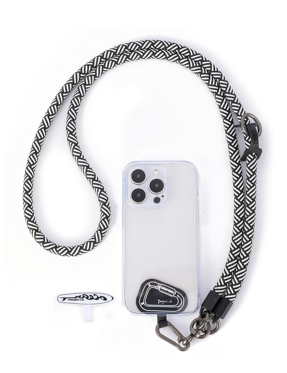 project-cb] スマホストラップ ストラップホルダー *2 首掛け