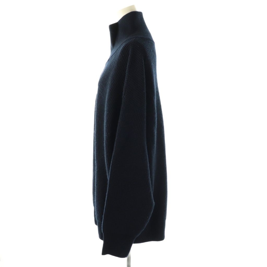 フレームワーク　ワッフルハーフジッププルオーバー　ニット　ウール　2way FRAMeWORK（フレームワーク）の「ワッフルハーフジッププルオーバー