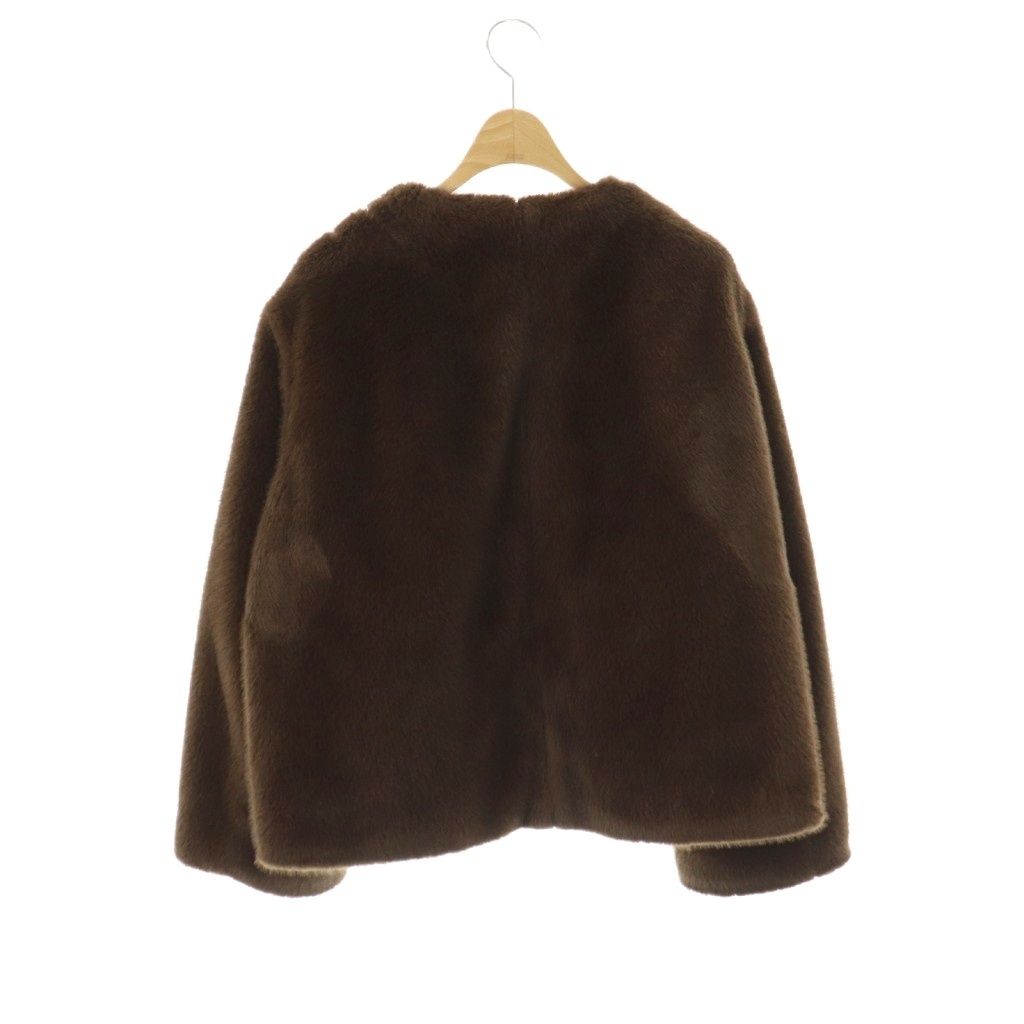 ちーMink Fake fur Coat スローブイエナ　美品　ジャケット スローブ イエナ SLOBE IENA 24AW Mink Fake fur Coat コート ノー