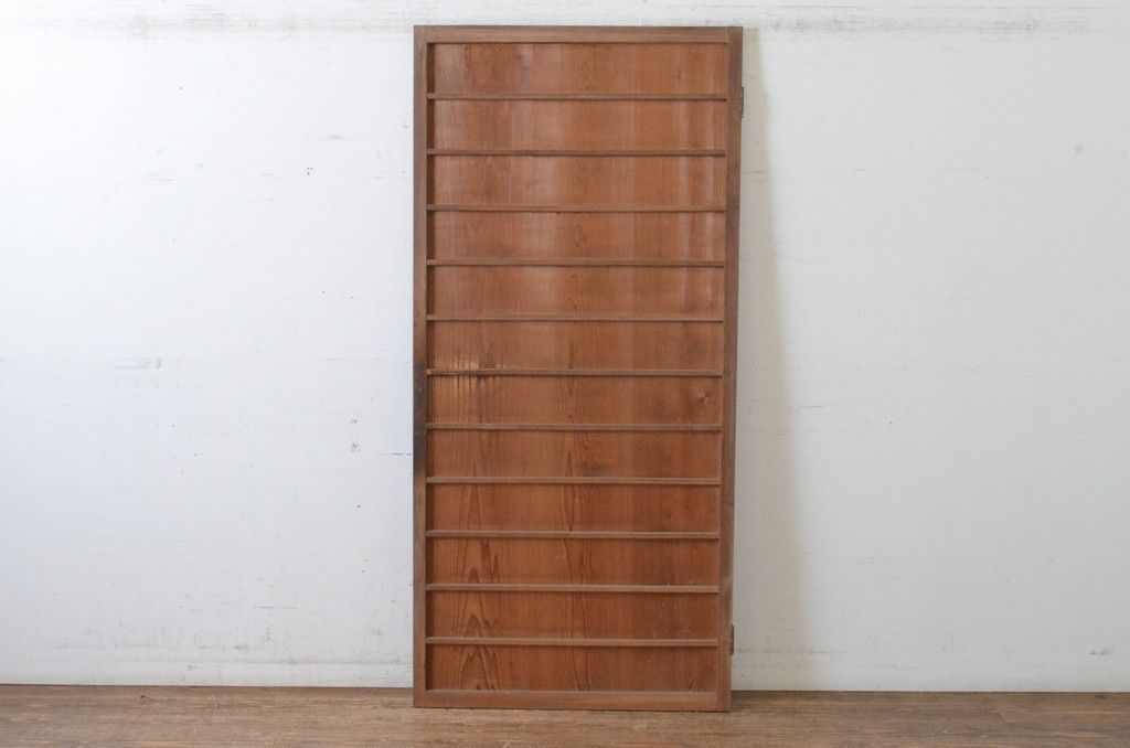 現状販売 舞良戸 アンティーク建具 まいらど 扉 ドア 板戸 4～7営業日前後で発送 修理加工希望の方3ヶ月程で発送 R-065477