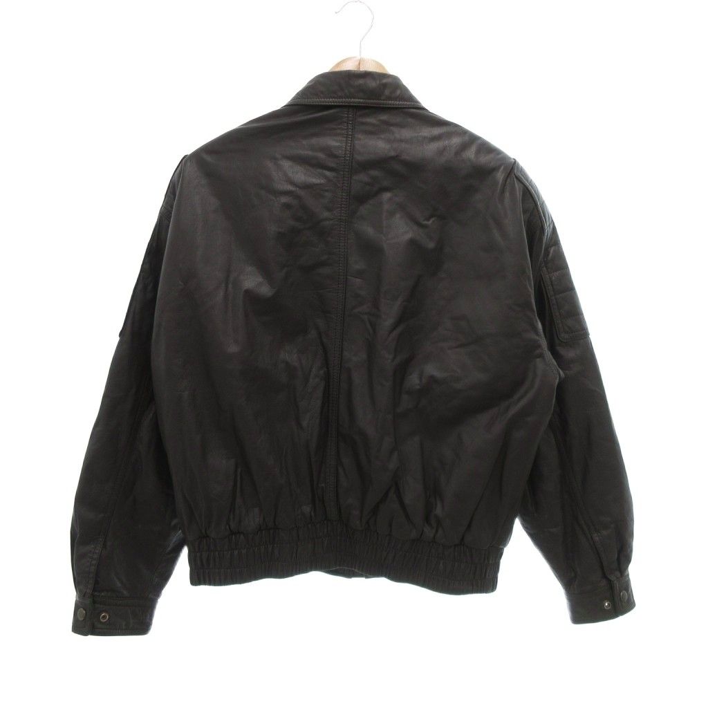 ジャッカーズ jackers ヴィンテージ レザージャケット 革ジャン 中綿 M