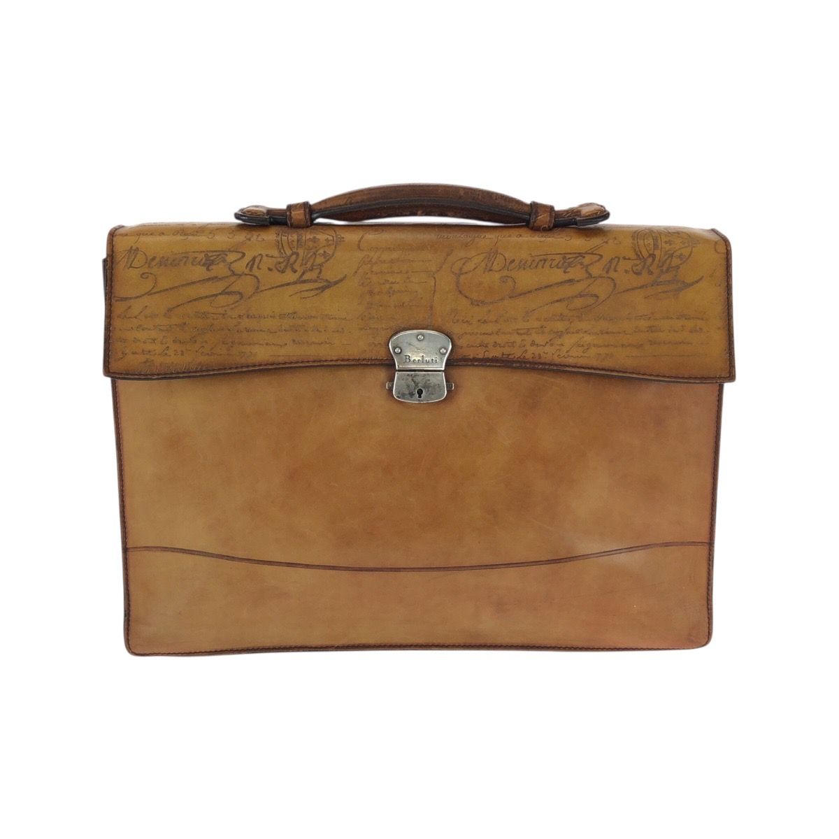 Berluti ベルルッティ　エクリトワール　カリグラフィー　ブリーフケース Berluti】ベルルッティ『カリグラフィ スクリット グランド エクリ