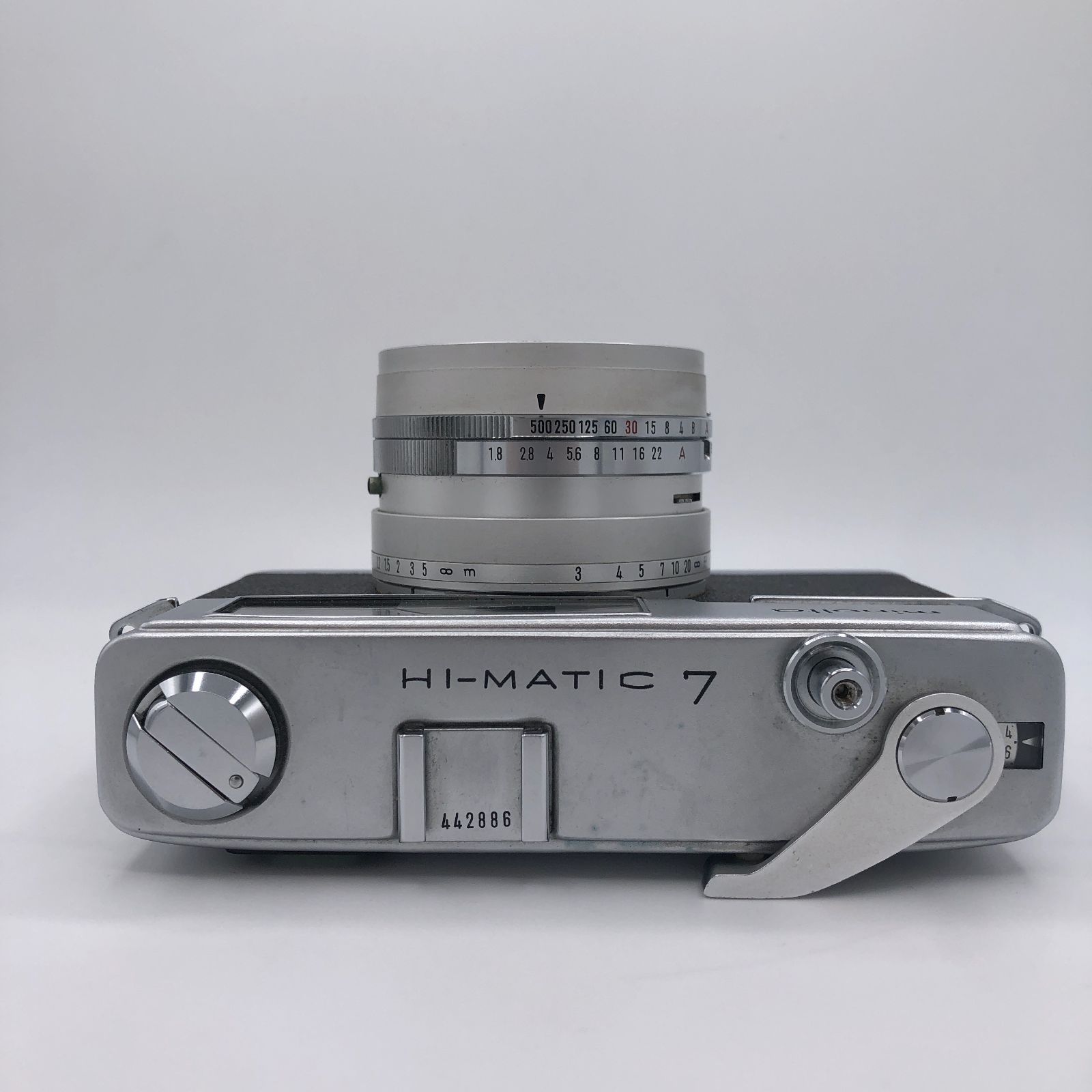 ジャンク】ミノルタ Minolta HI-MATIC 7 ROKKOR 45mm F1.8 露出計不動 