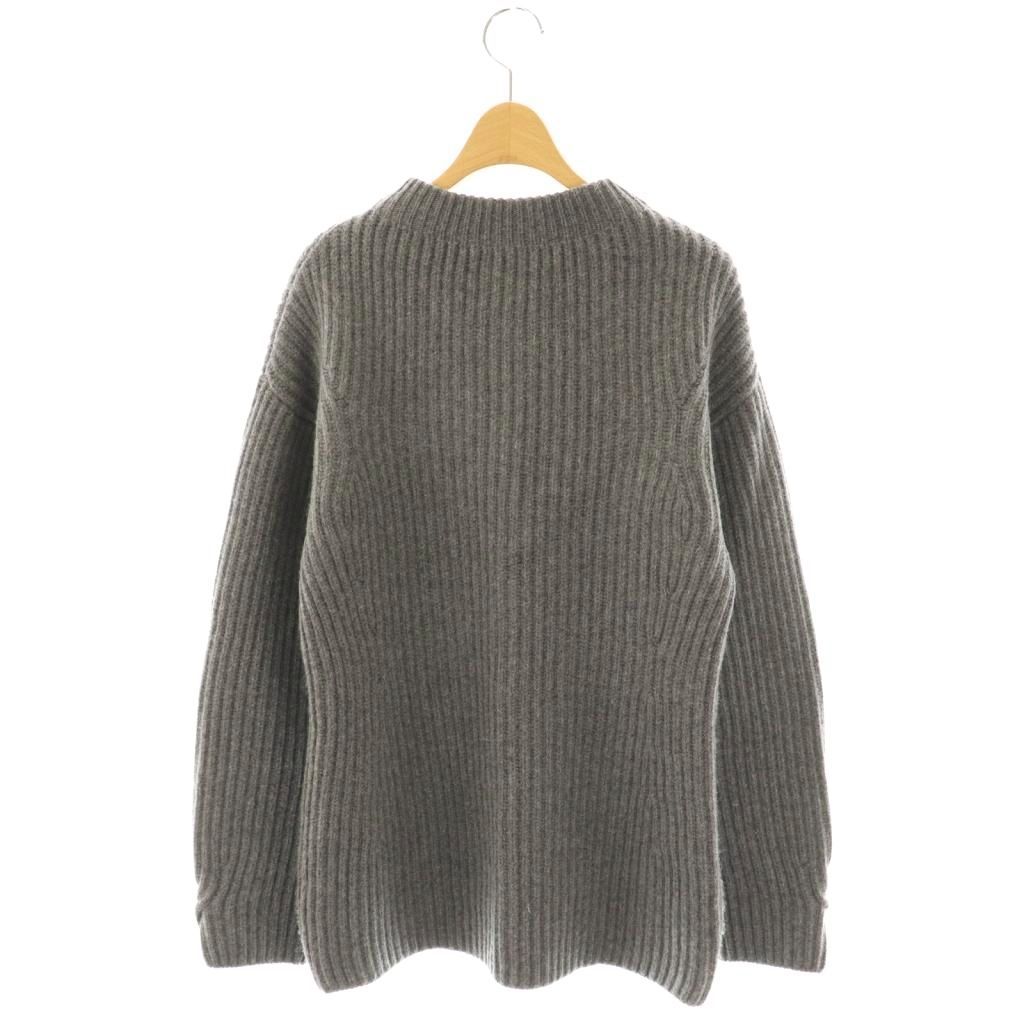 ブラミンク BLAMINK ウールカシミヤ5Gクルーネックロングスリーブ