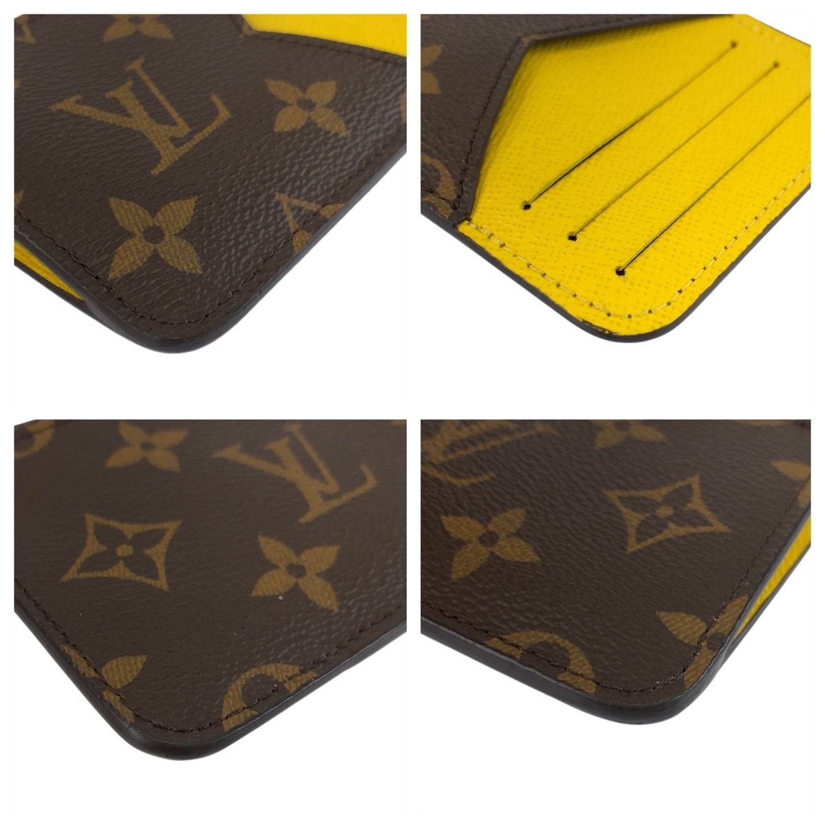 美品 LOUIS VUITTON ルイヴィトン モノグラム ポルト カルト ロミー