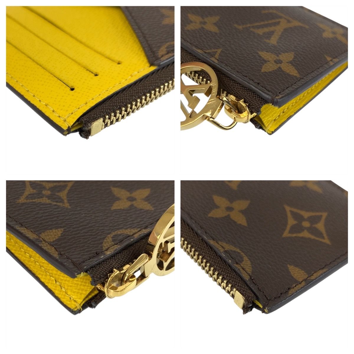 美品 LOUIS VUITTON ルイヴィトン モノグラム ポルト カルト ロミー