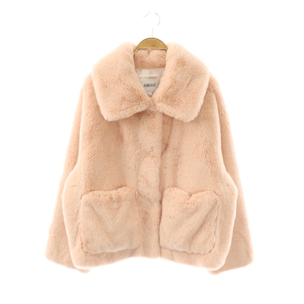 ジャッキー jakke TRACI COAT コート フェイクファー M ピンク /HK