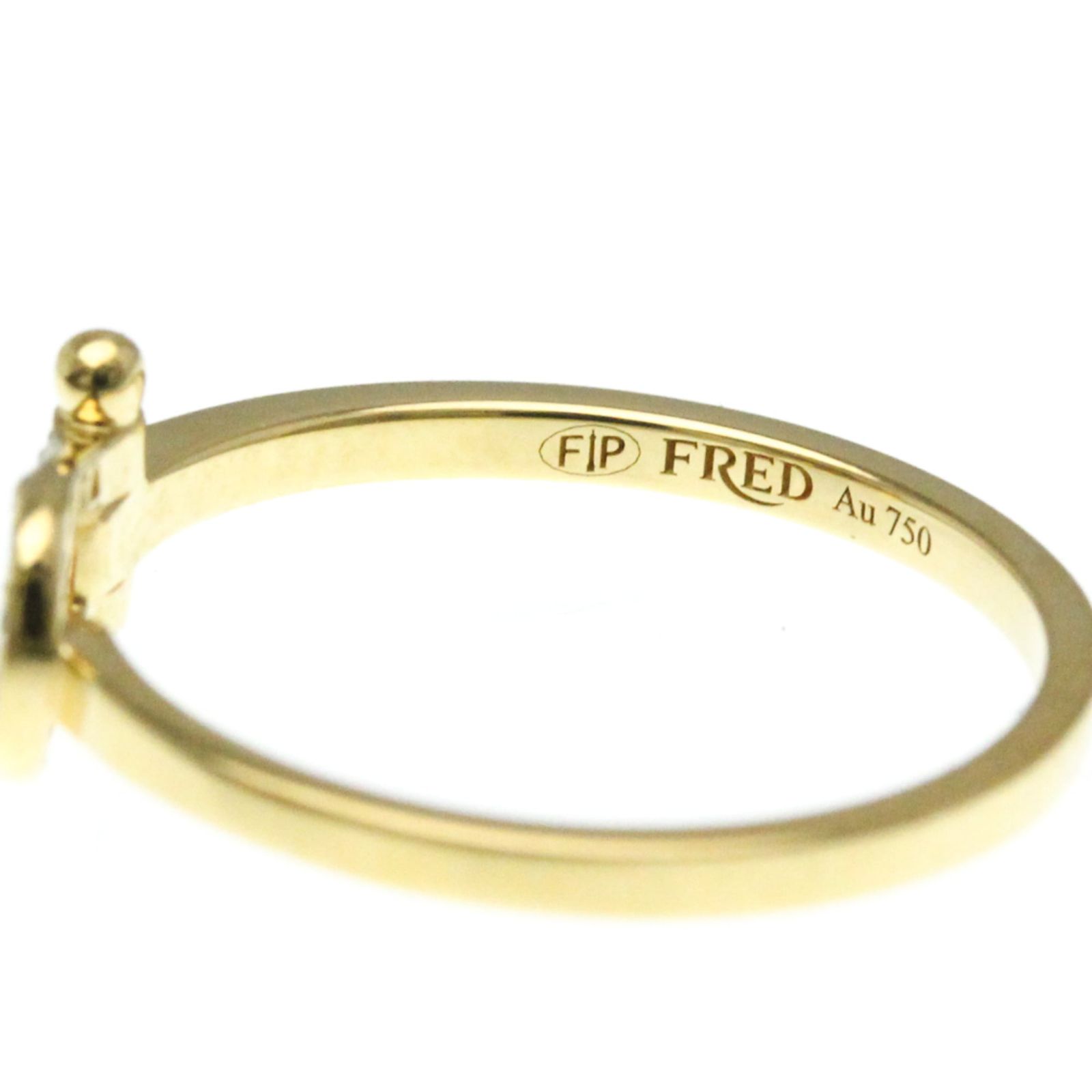 フレッド(Fred) フォース10 ミニ ダイヤモンド リング K18イエロー 