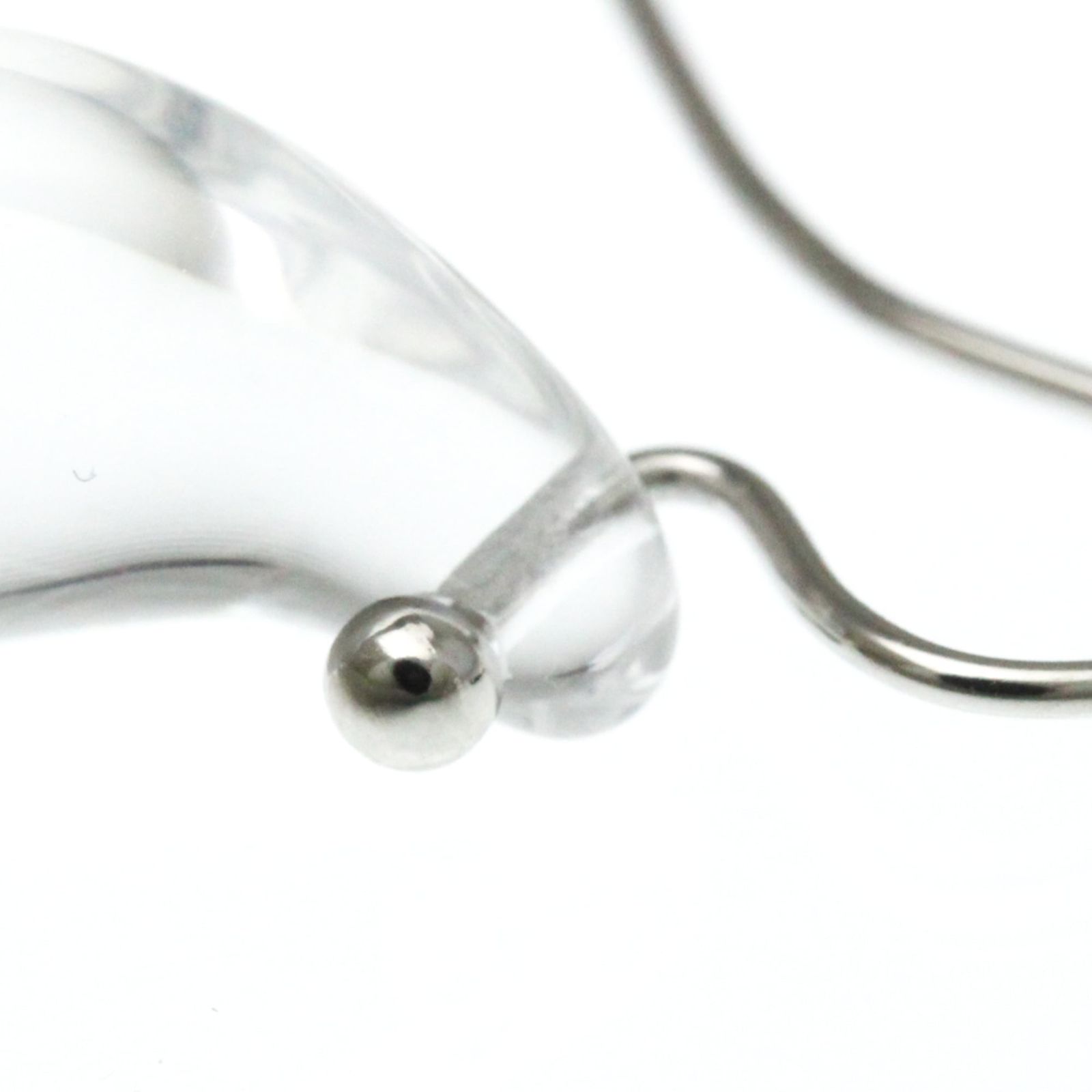 極美品 オールドティファニー ティアドロップ クリスタル 片耳 ピアス k18 極美品 オールドティファニー ティアドロップ クリスタル 片耳 ピアス