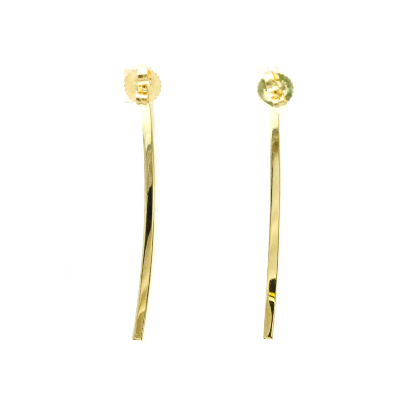 ティファニー(Tiffany) ティファニー T バー ピアス 無し K18イエロー