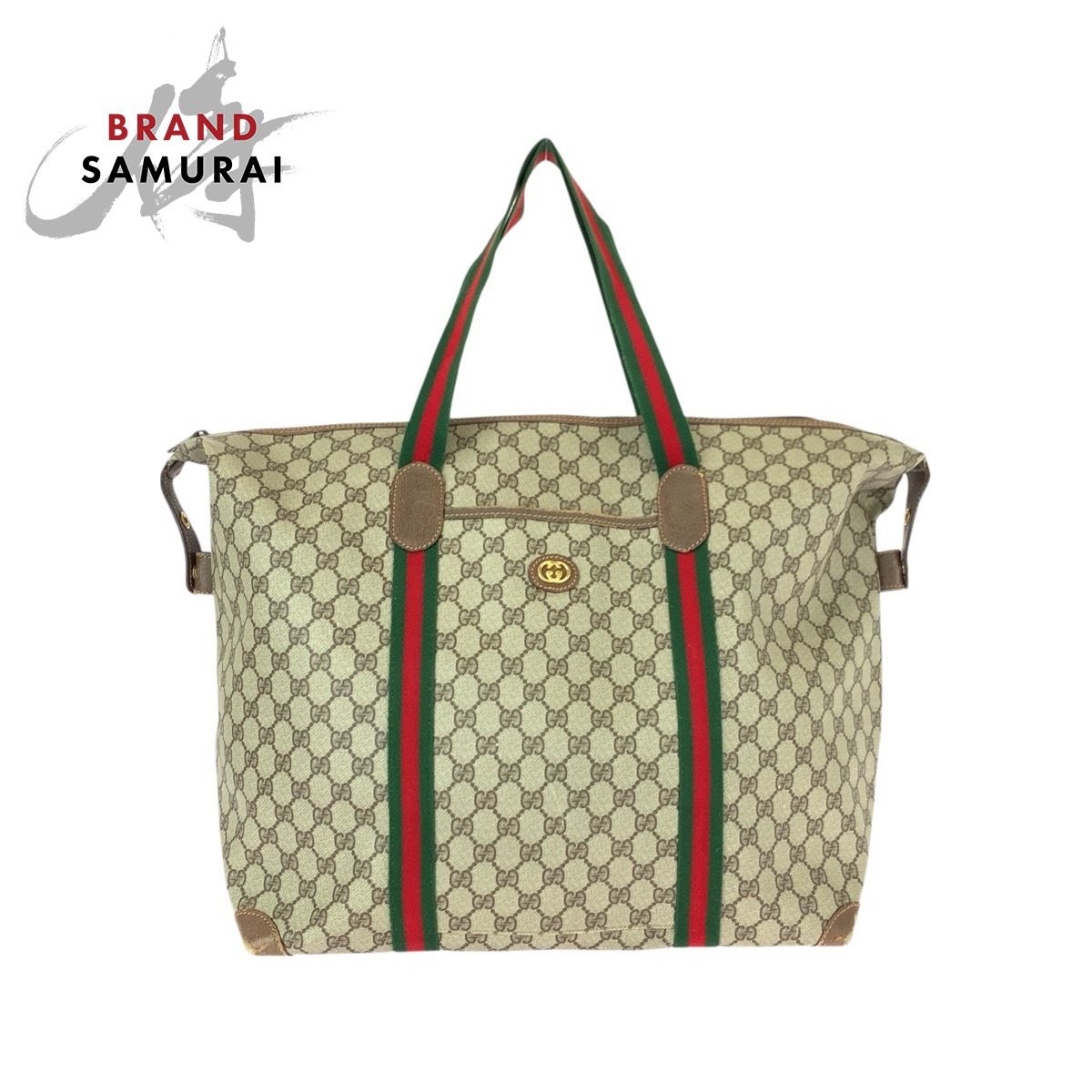 GUCCI GGパターン ボストンバッグ　ヴィンテージ Gucci GGパターン ボストンバッグ
