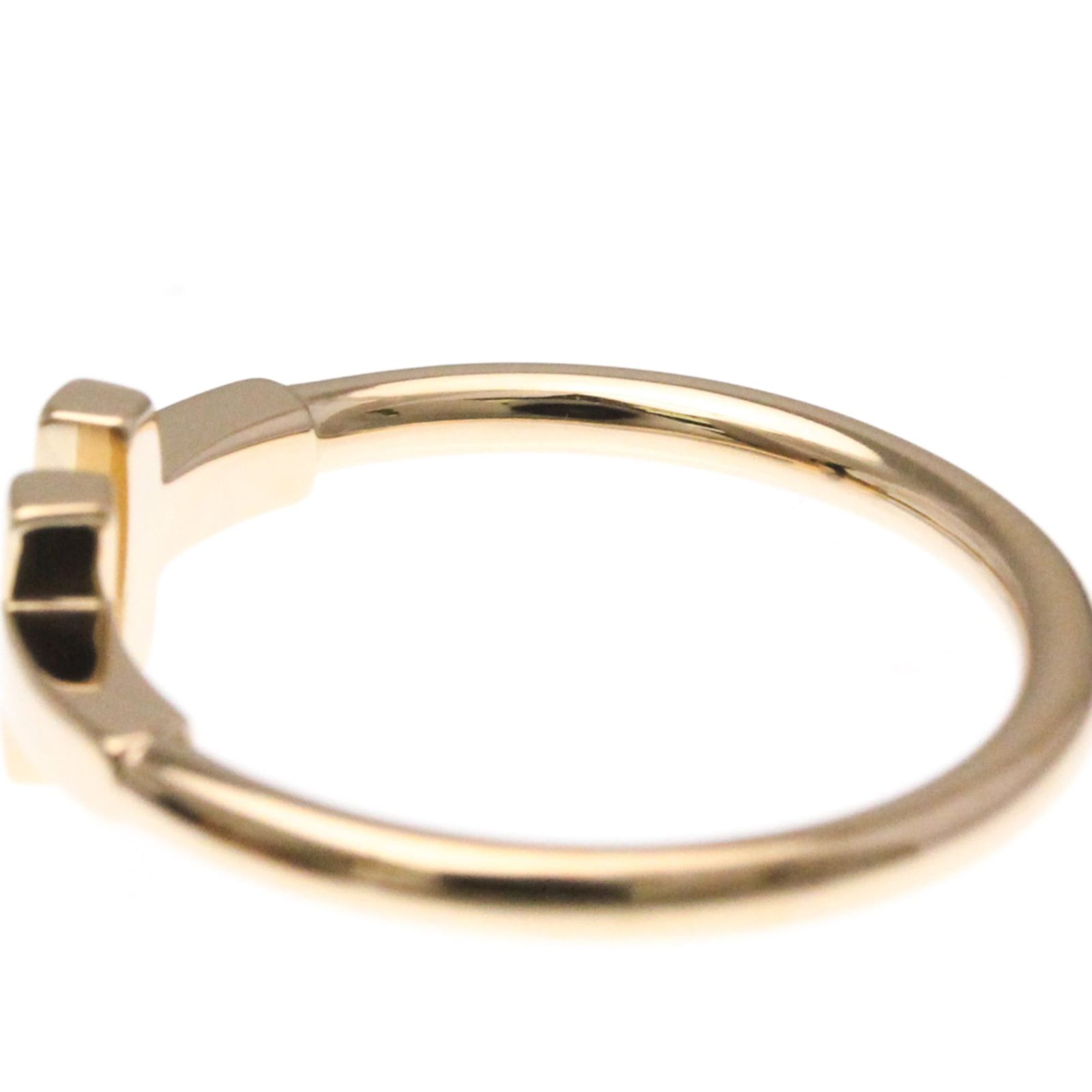 ティファニー(Tiffany) Tワイヤー リング K18ピンクゴールド(K18PG