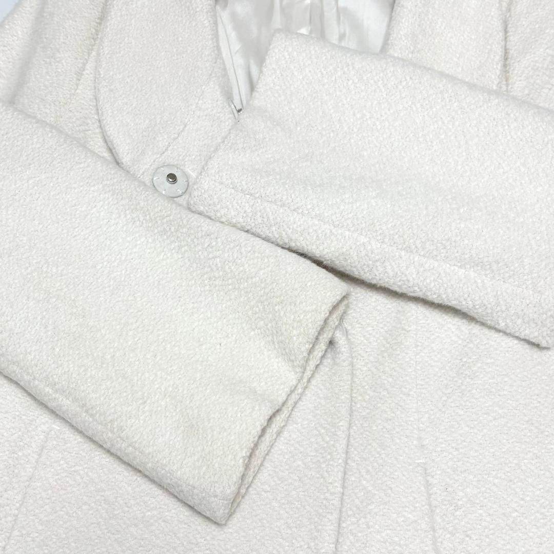 美品】 ANAYI ハーフコート アンゴラ×羊毛 38 オフホワイト - メルカリ 