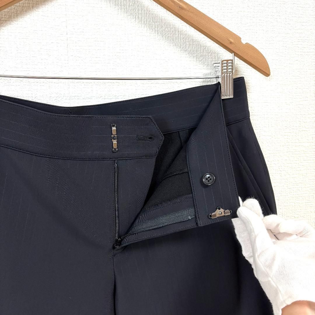 美品】 B3 ストレッチ 裏起毛ジョッパーズパンツ 11 ブラック 無地  