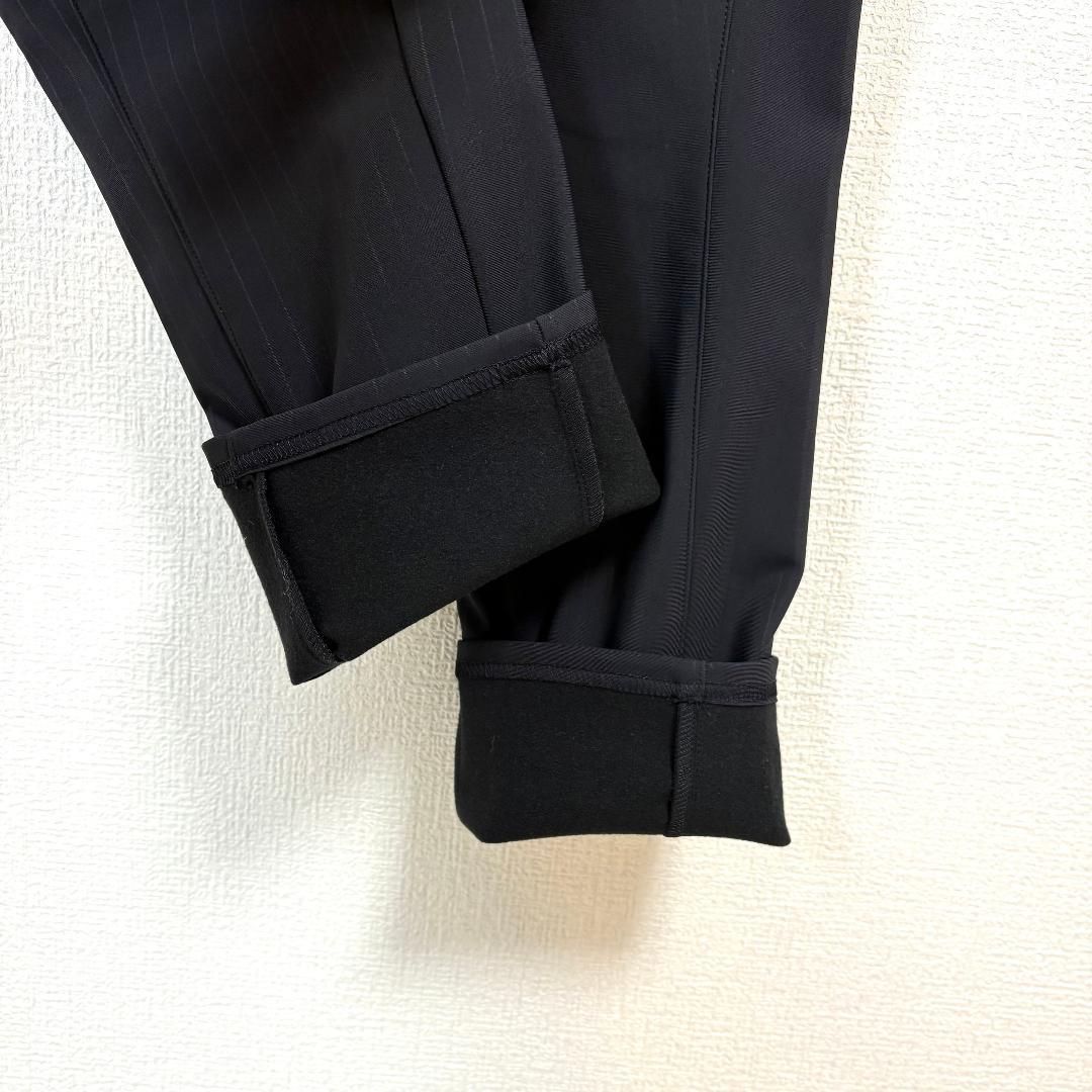 美品】 B3 ストレッチ 裏起毛ジョッパーズパンツ 11 ブラック 無地  