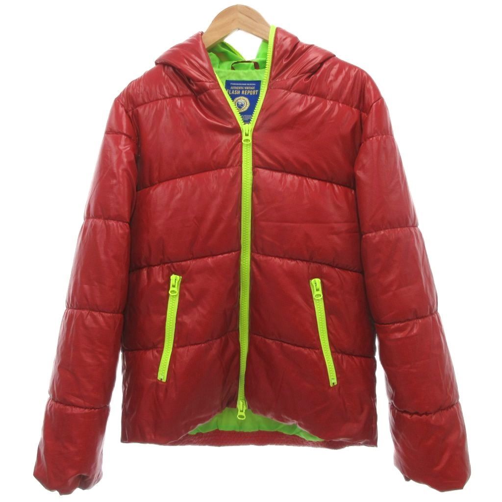 フラッシュレポート FLASH REPORT 中綿ジャケット S ジップアップ