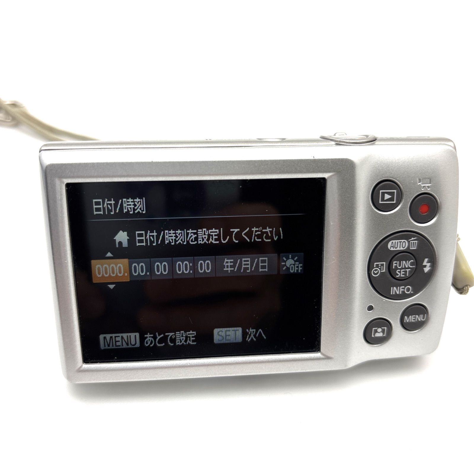 Canon IXY200 デジタルカメラ シルバー ケース 説明書付き - メルカリ