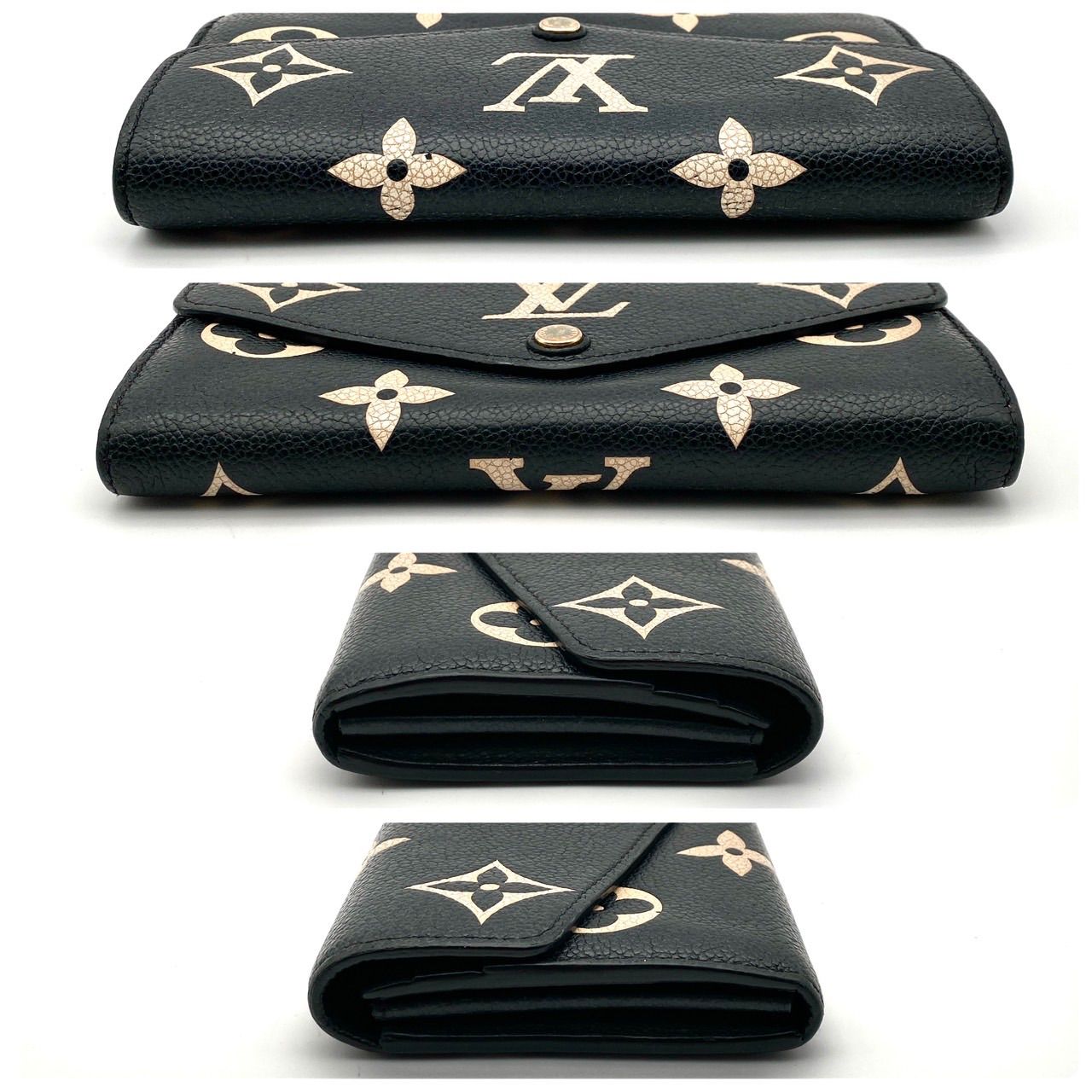 ルイヴィトン モノグラム アンプラント バイカラー ポルトフォイユ