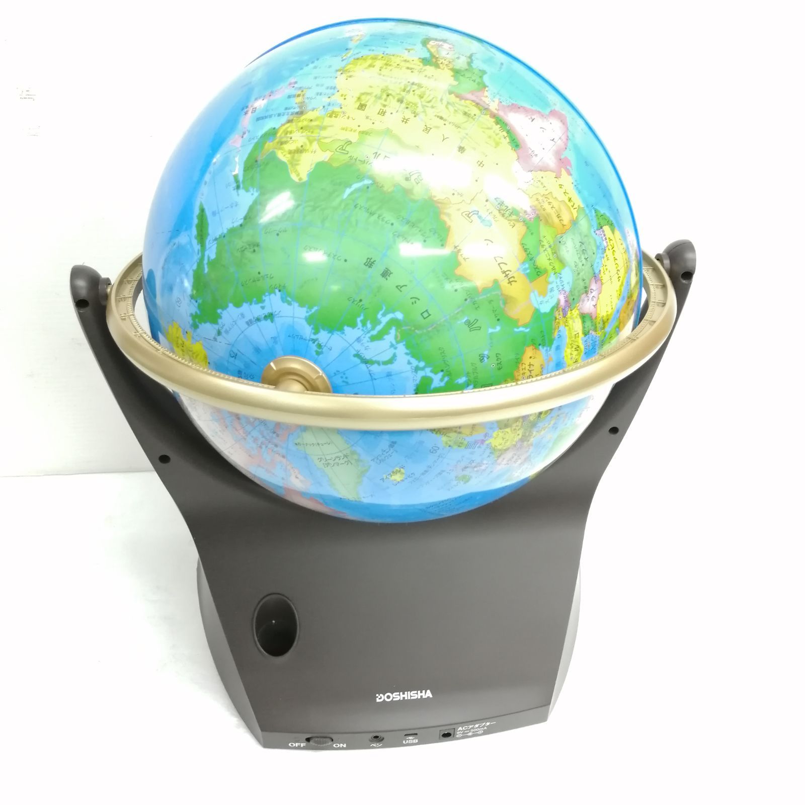  動作品 地球儀 ドウシシャ Neo Vision Premium 地球儀 机上アクセサリー