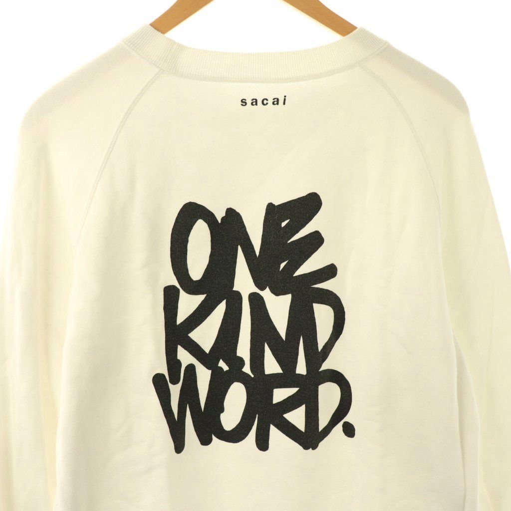 サカイ sacai ×Eric Haze プリントスウェット プルオーバー 長袖 3