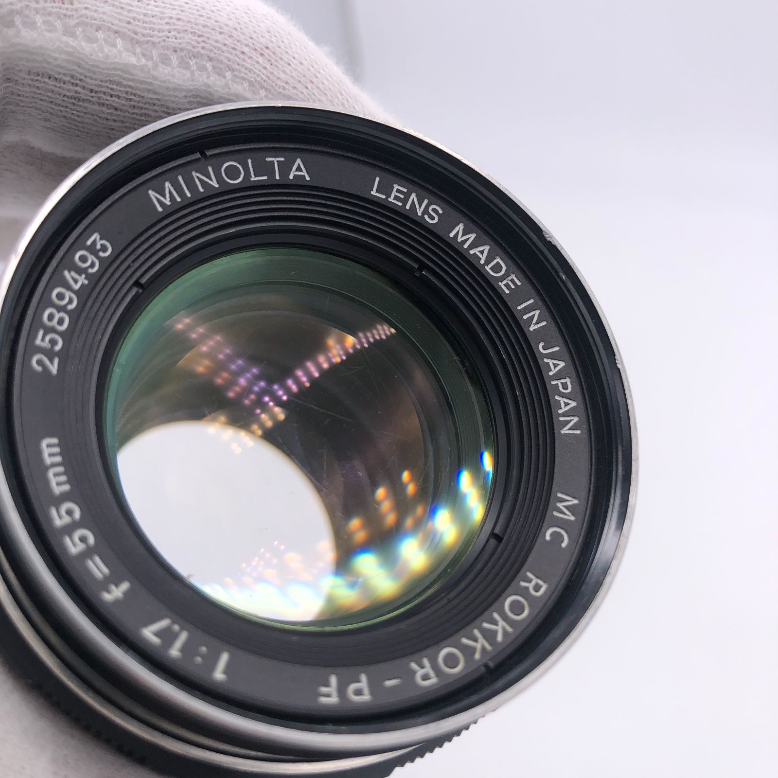 ジャンク】ミノルタ Minolta SR T 101 MC ROKKOR 55mm F1.7 絞り戻り難